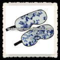 Travelling, home soft Chinese painting silk mask sleeping
